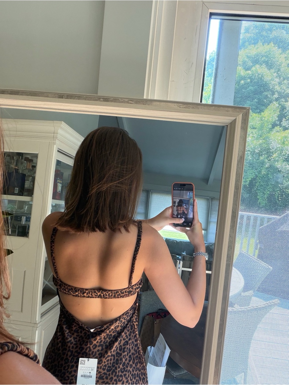 Zara Brown and Black Leopard Print Maxi Dress - Picture 2 of 3